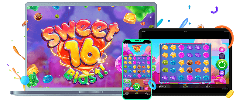 Sweet 16 Blast online slot on mobile and desktop