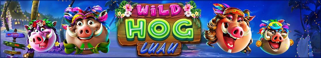 Brand new slot at Thunderbolt Online Casino- Wild Hog Luau